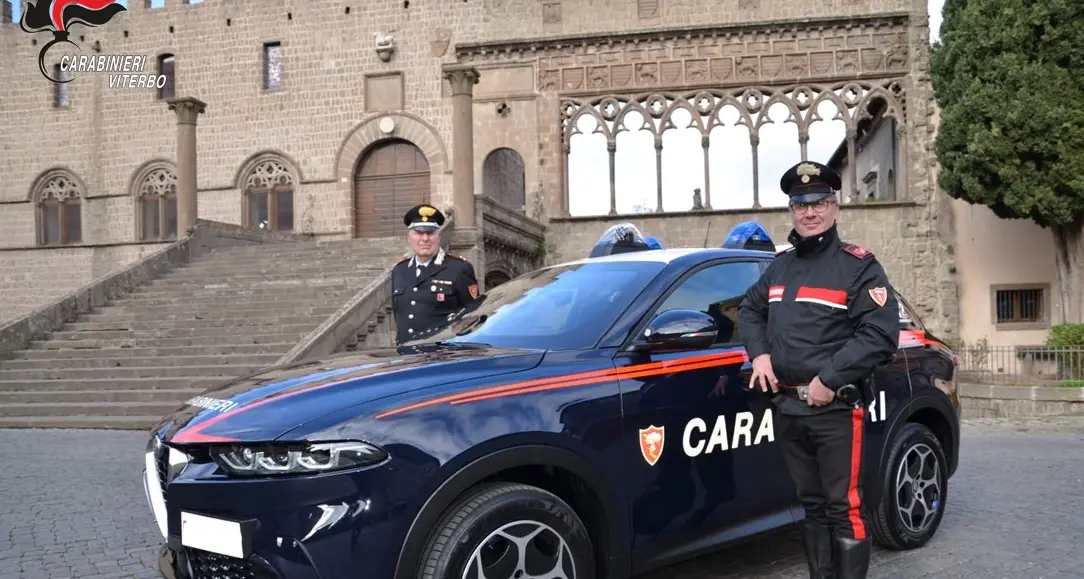 Una nuova Alfa Romeo Tonale per i carabinieri di Viterbo