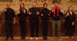 Tarquinia, un flash mob contro la violenza di genere #maipiùsilenzio