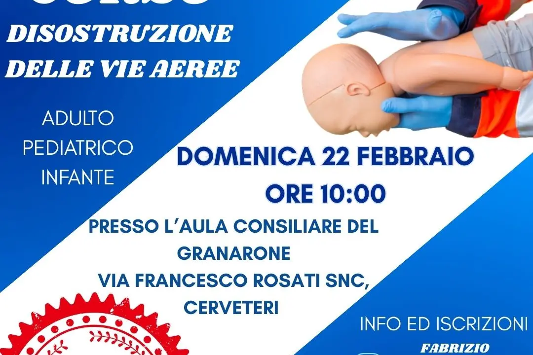 Al via il corso di disostruzione delle vie aeree