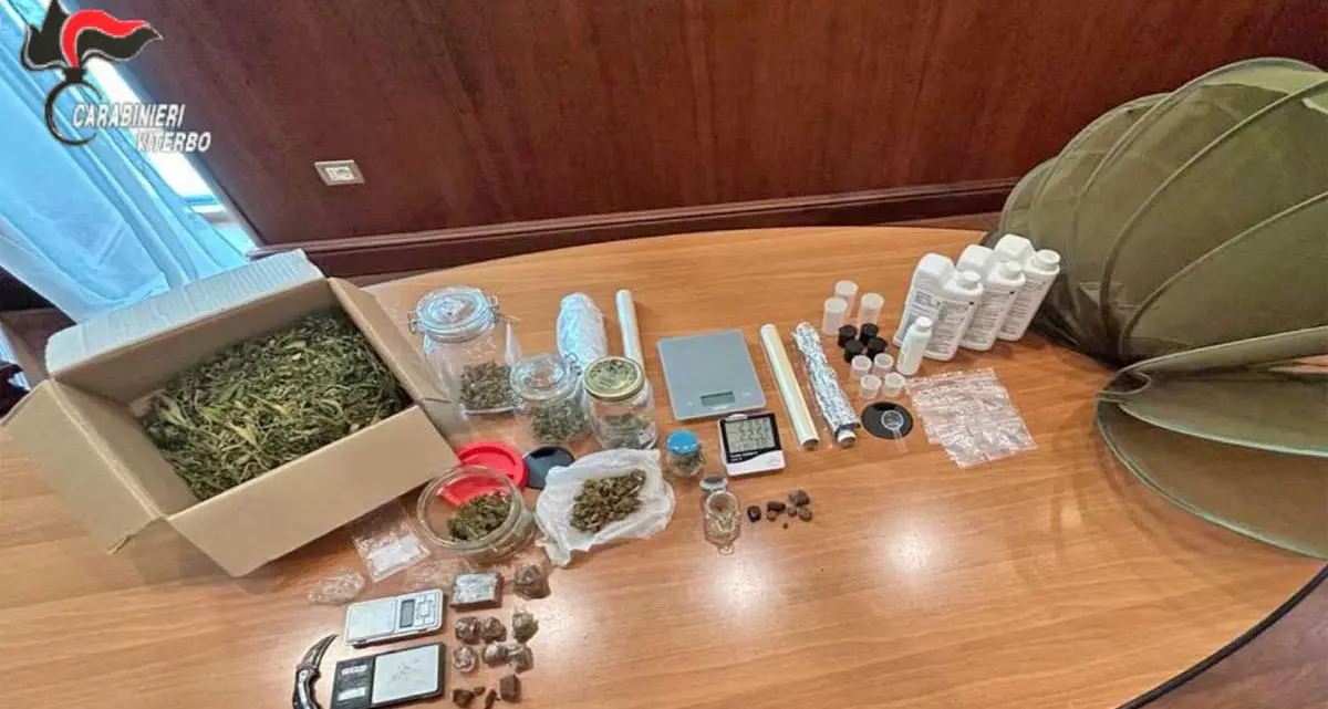 Viterbo: sequestrati 3 etti di droga di altissima qualità, tre arresti
