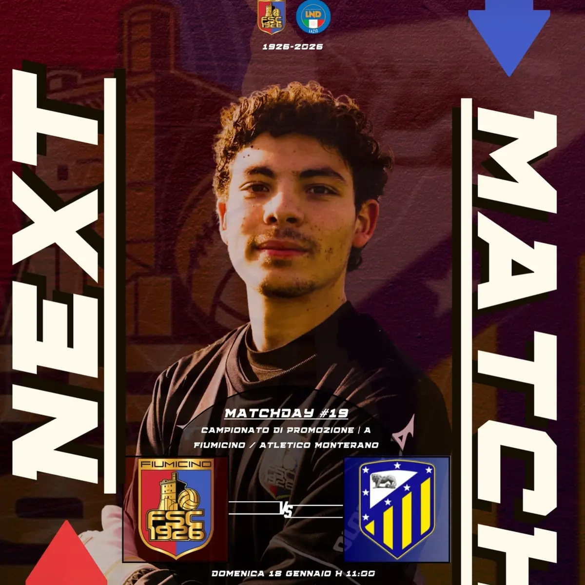 Fiumicino chiamato a vincere contro l’Atletico Monterano