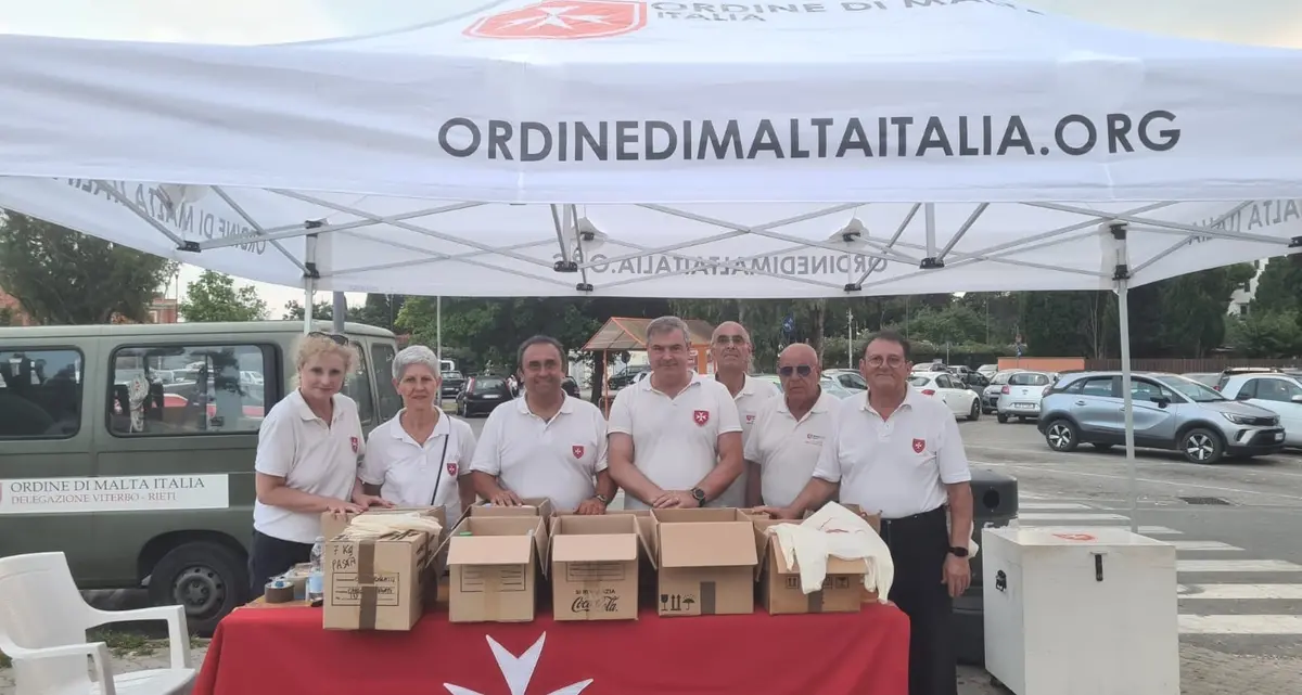 Ordine di Malta, raccolti 400 kg di generi alimentari