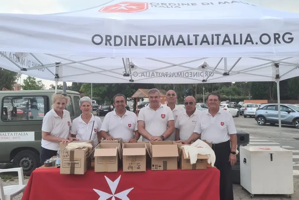 Ordine di Malta, raccolti 400 kg di generi alimentari