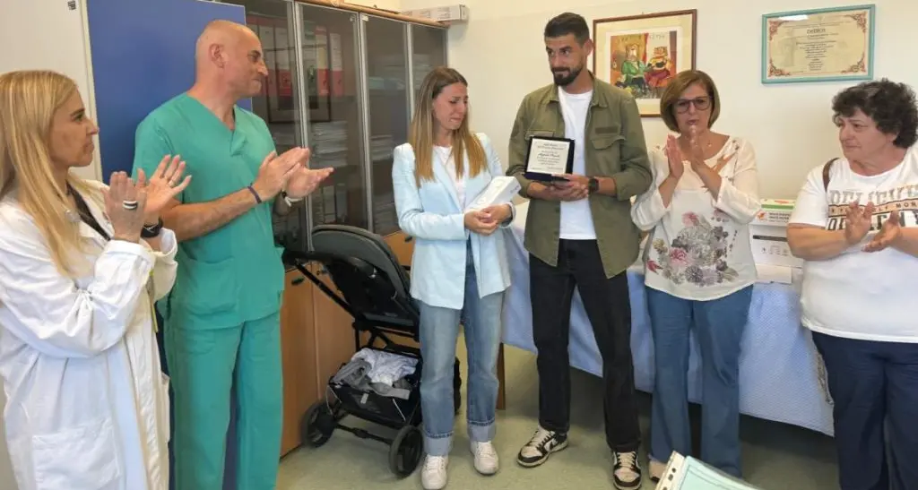 I familiari del poliziotto Augusto Proietti donano dispositivo al pronto soccorso