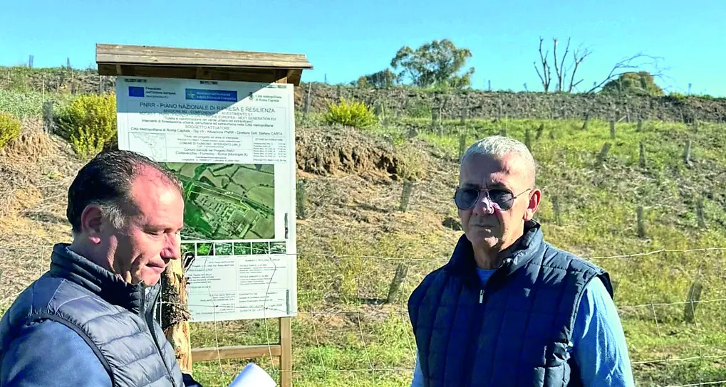 Sopralluogo a Granaretto, area ripiantumata con i fondi Pnrr in stato di abbandono