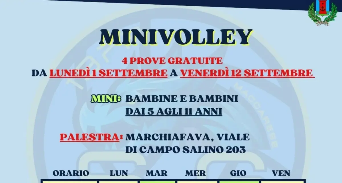 San Giorgio, svelate le date degli Open Day