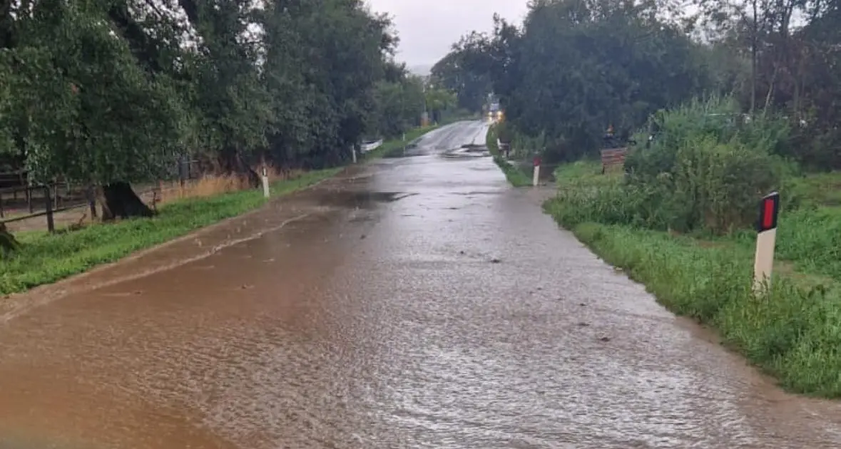 Maltempo nella Tuscia, 25 interventi dei vigili del fuoco