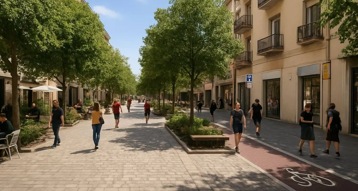 «Si pensi a un viale Italia in parte pedonalizzato»